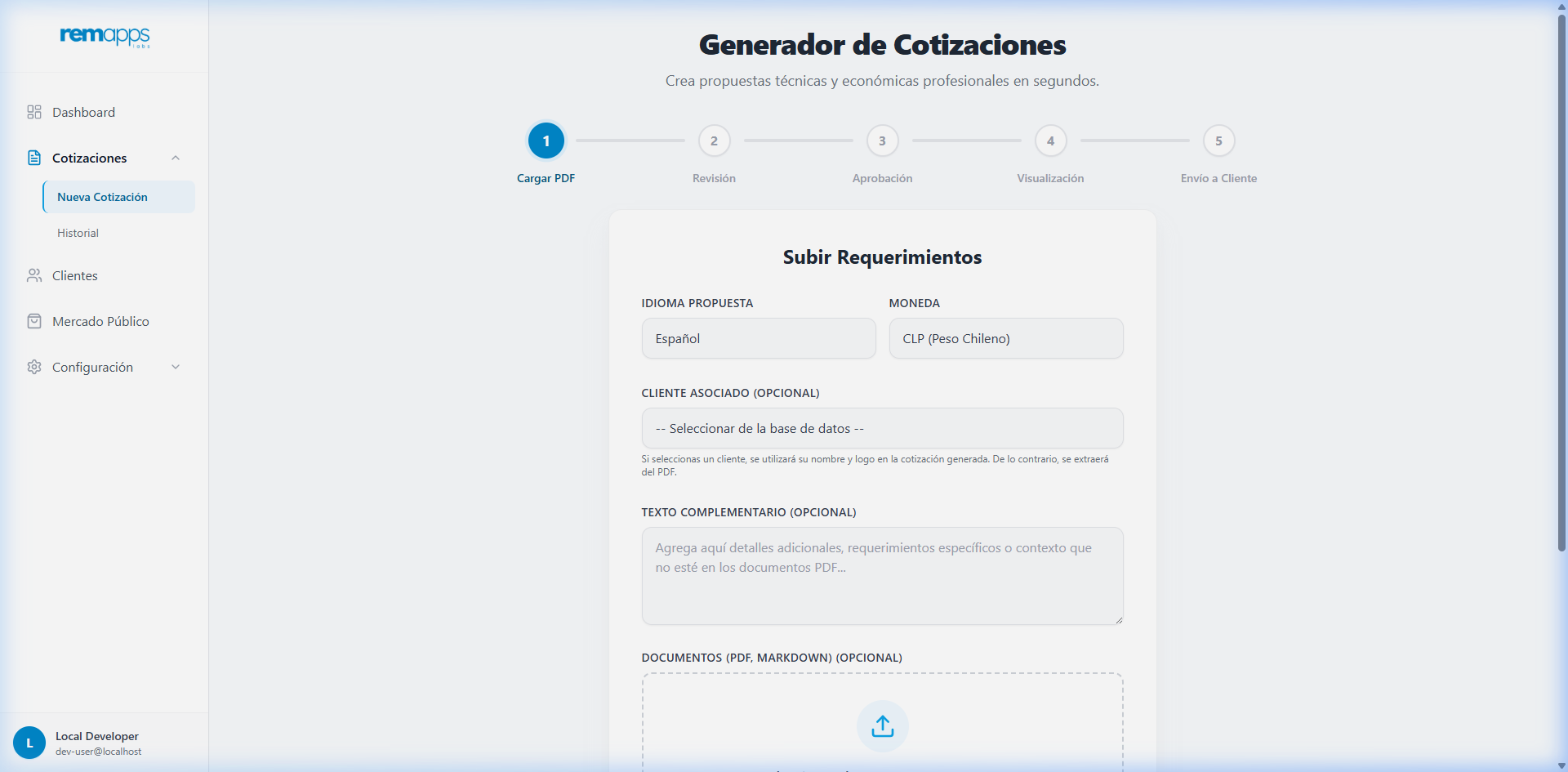 Generador de Cotizaciones IA